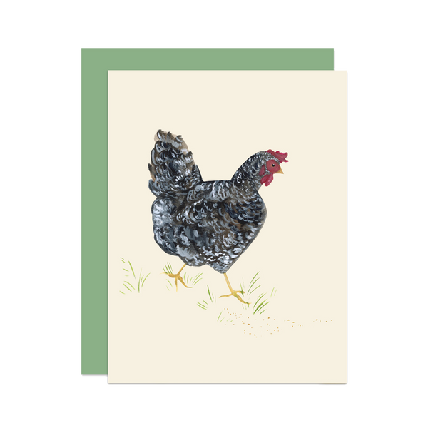 'Cosette' Cottage Chicken Card