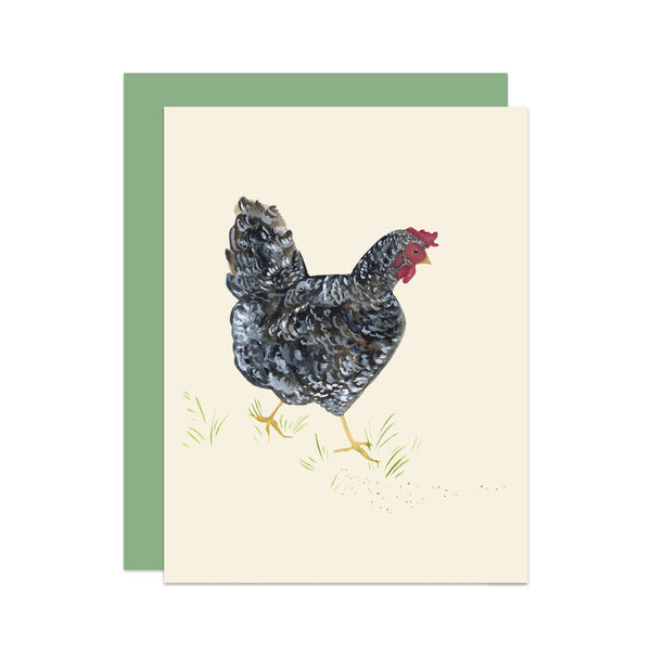 'Cosette' Cottage Chicken Card